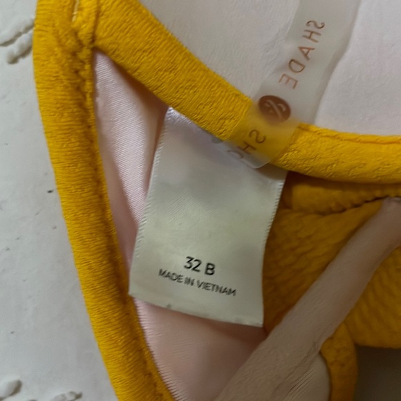 Shade & Shore yellow bikini. 32 B/S - Picture 4 of 7